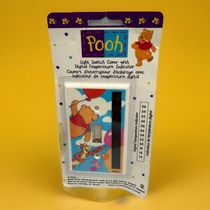 Disney Winnie The Pooh Light Switch Cover With Digital Temperature Indicator